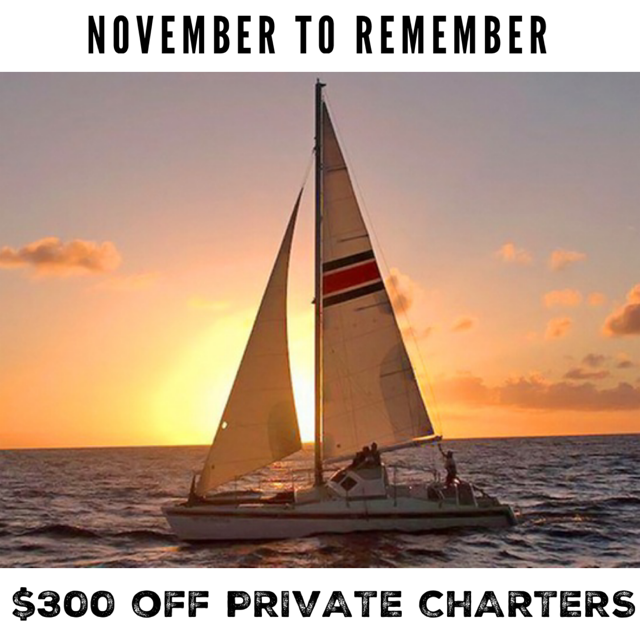 Autumn to Remember Private Charter North Shore Catamaran